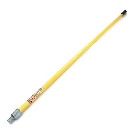 Easy Reach Handle, Floor Broom, 5 Ft, Fiberglass Tubing W/ Zinc Thread F62